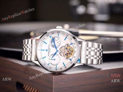 Vacheron Constantin Grand Complications Stainless Steel Blue Stick Watch Best Copy